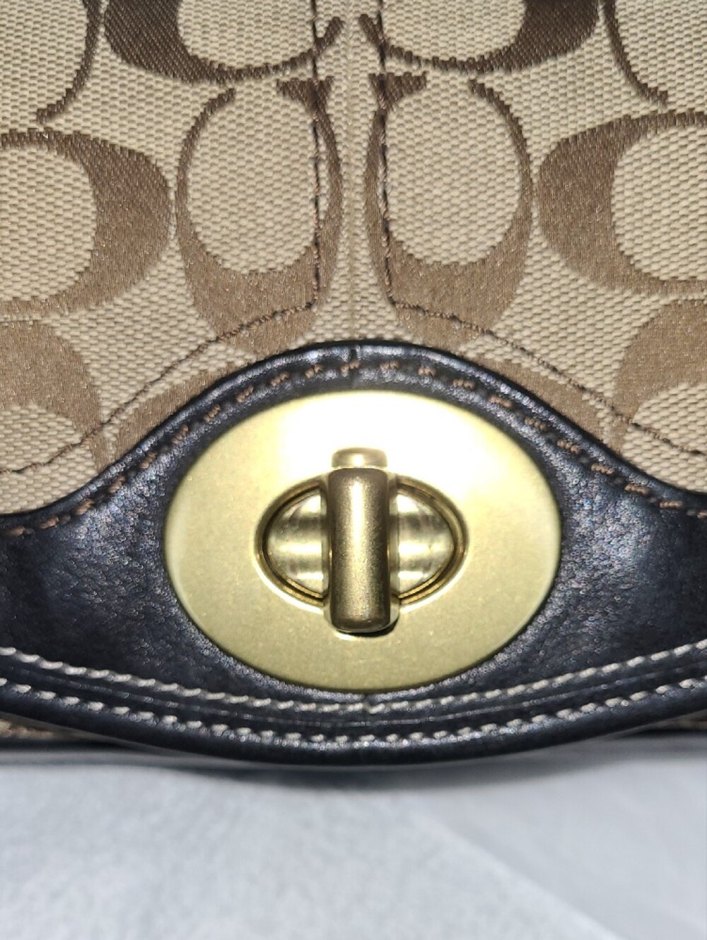 Coach Signature Legacy 65th Anniversary Shoulder Bag with Turnkock - Picture 5 of 12